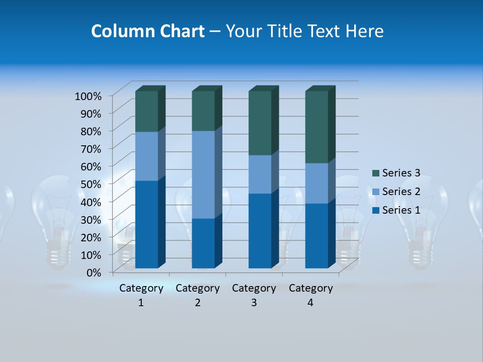 Filament Shine Illustration PowerPoint Template