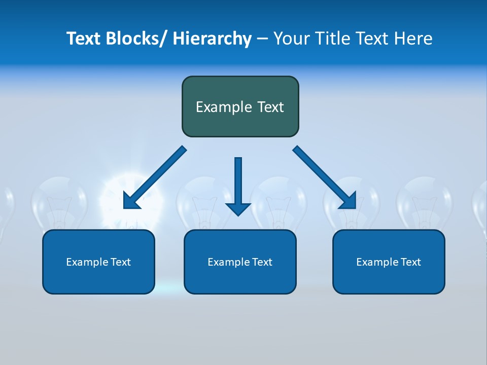 Filament Shine Illustration PowerPoint Template