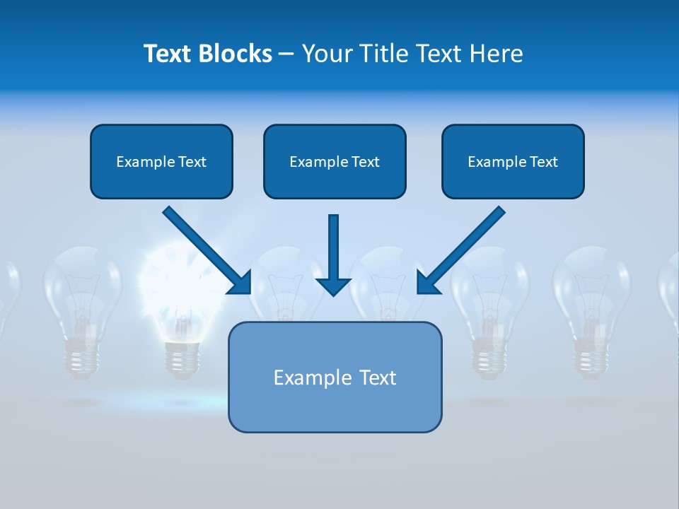 Filament Shine Illustration PowerPoint Template