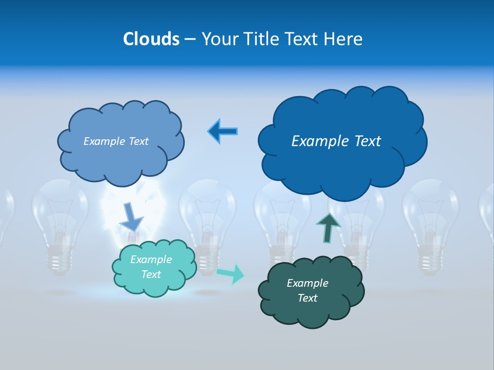 Filament Shine Illustration PowerPoint Template