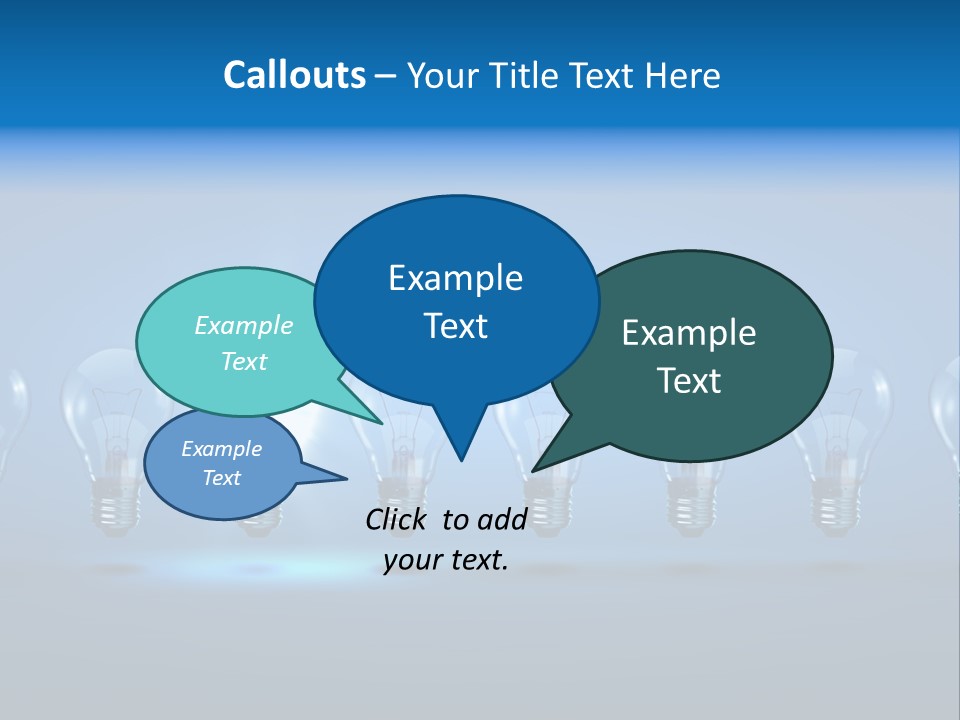 Filament Shine Illustration PowerPoint Template