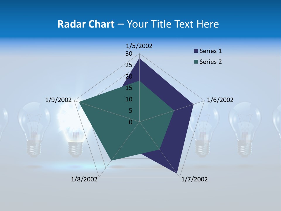 Filament Shine Illustration PowerPoint Template