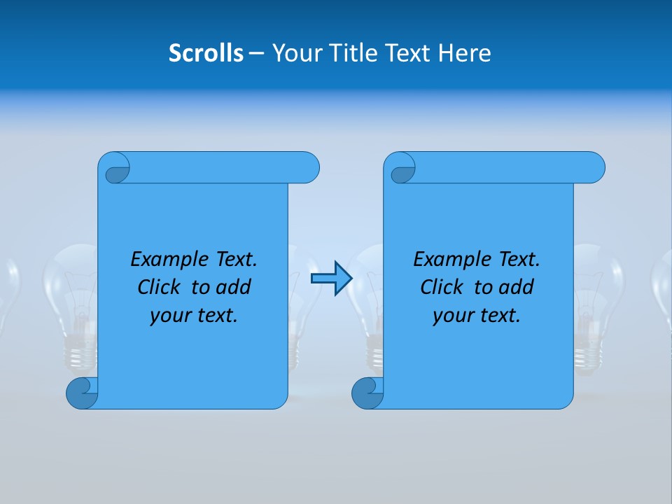 Filament Shine Illustration PowerPoint Template