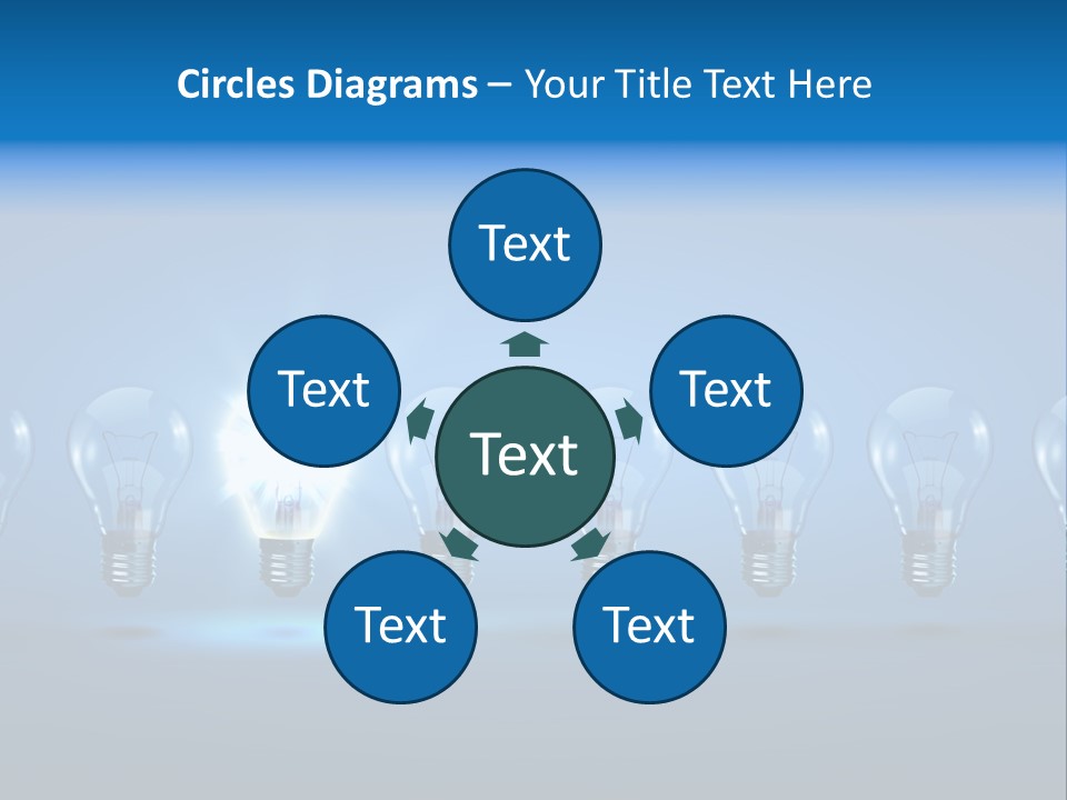 Filament Shine Illustration PowerPoint Template
