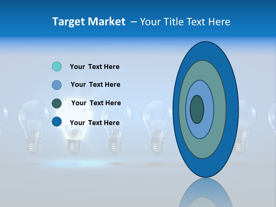 Filament Shine Illustration PowerPoint Template