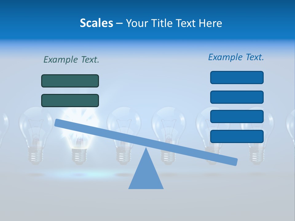 Filament Shine Illustration PowerPoint Template