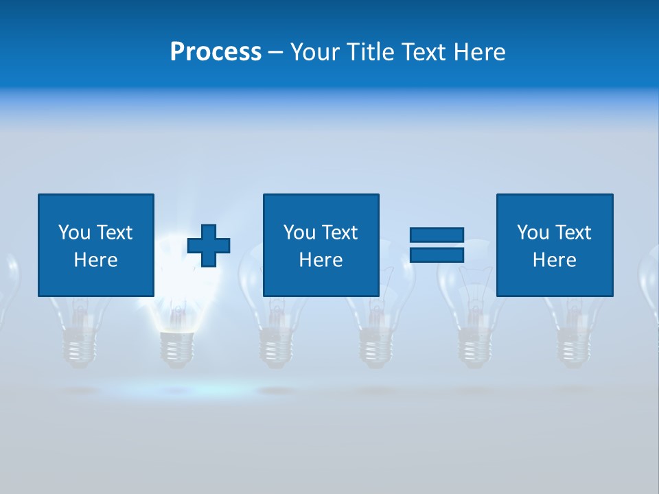 Filament Shine Illustration PowerPoint Template