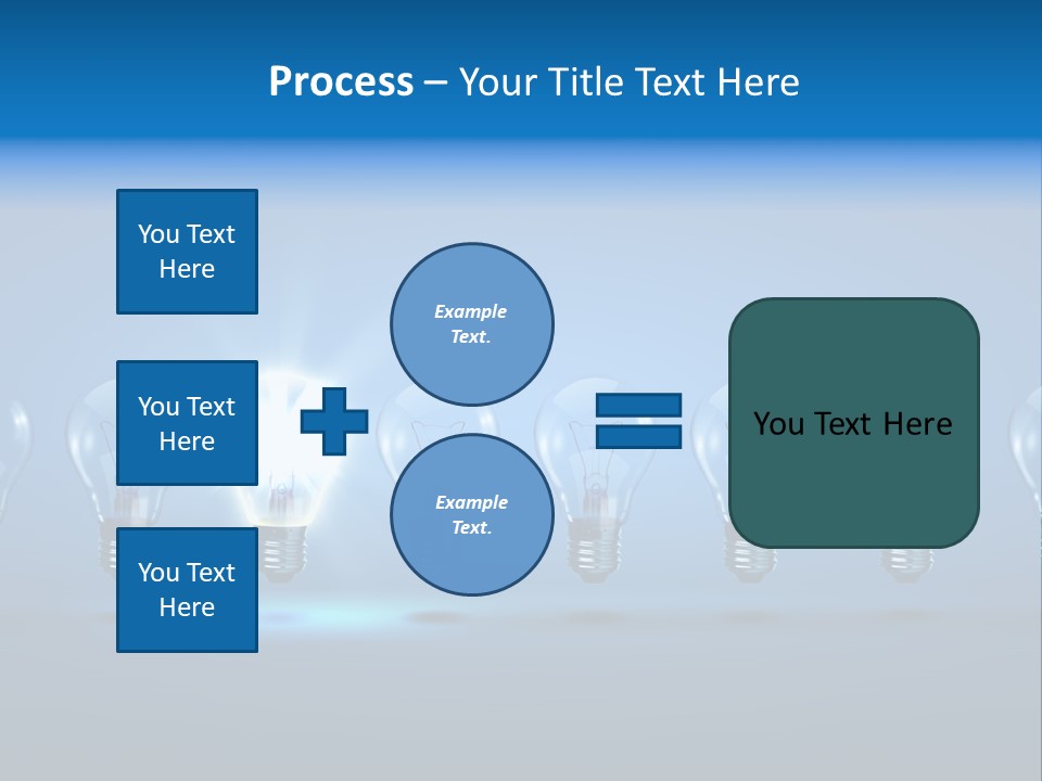 Filament Shine Illustration PowerPoint Template
