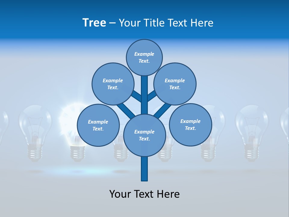 Filament Shine Illustration PowerPoint Template