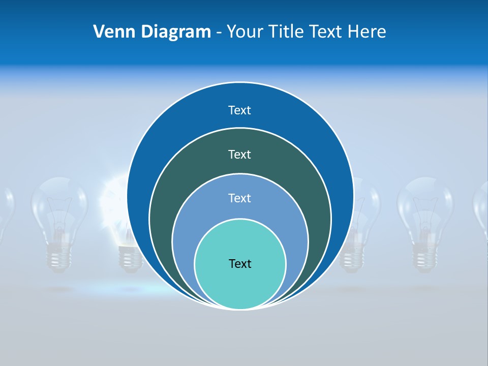Filament Shine Illustration PowerPoint Template