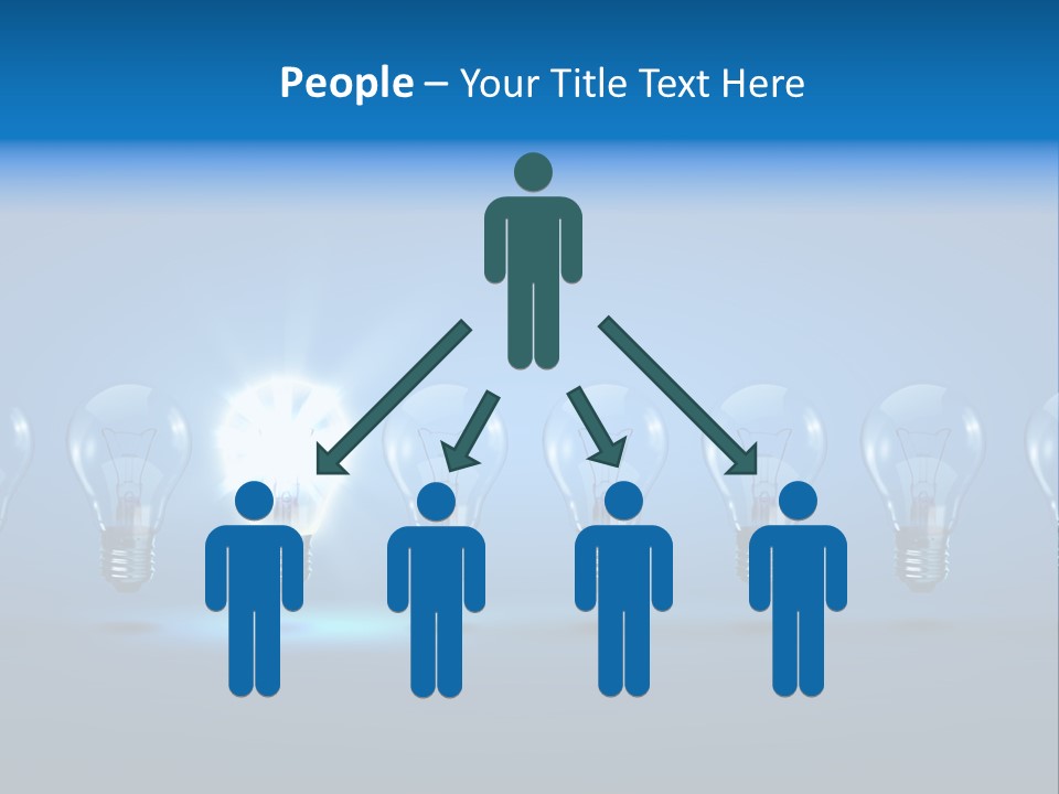 Filament Shine Illustration PowerPoint Template