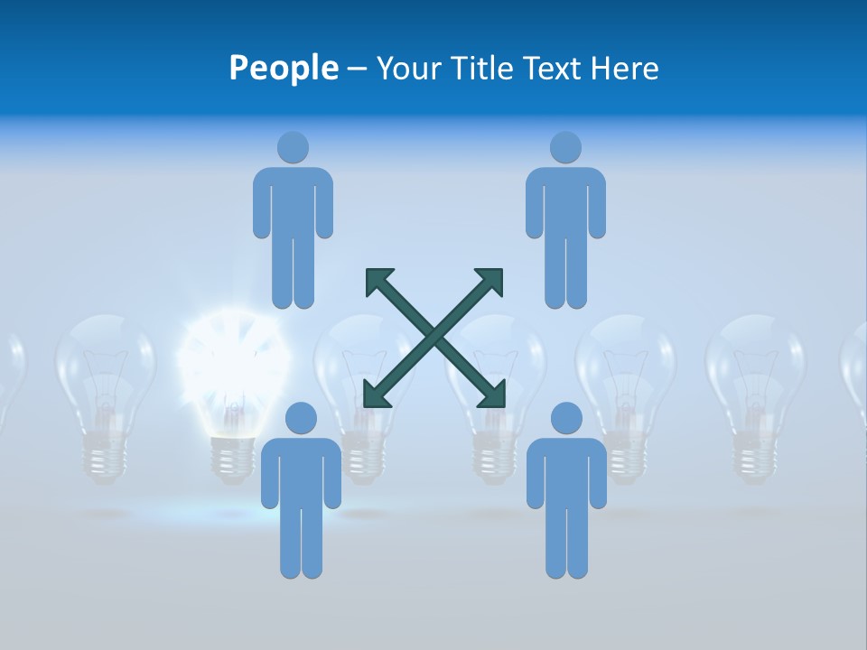 Filament Shine Illustration PowerPoint Template