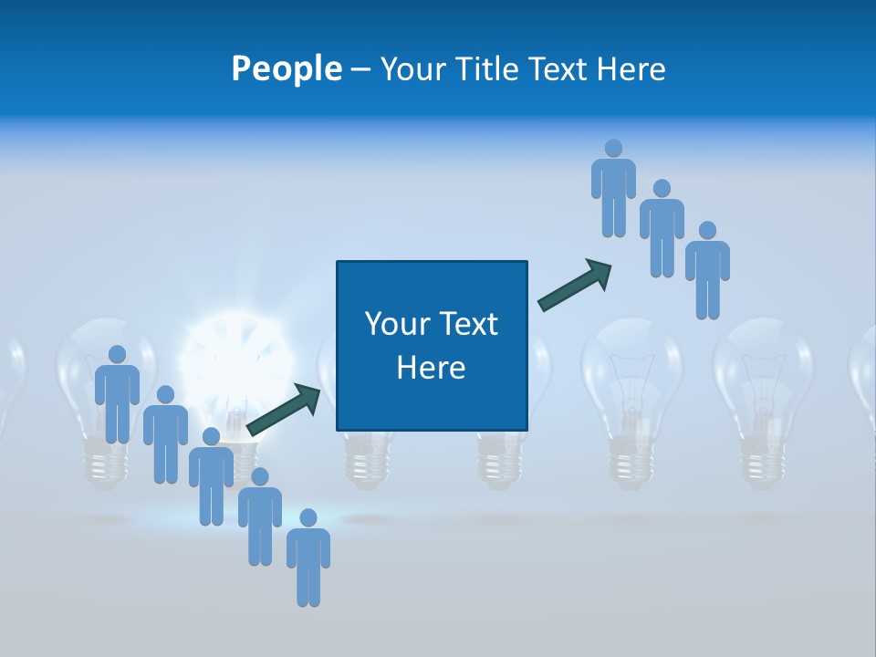 Filament Shine Illustration PowerPoint Template