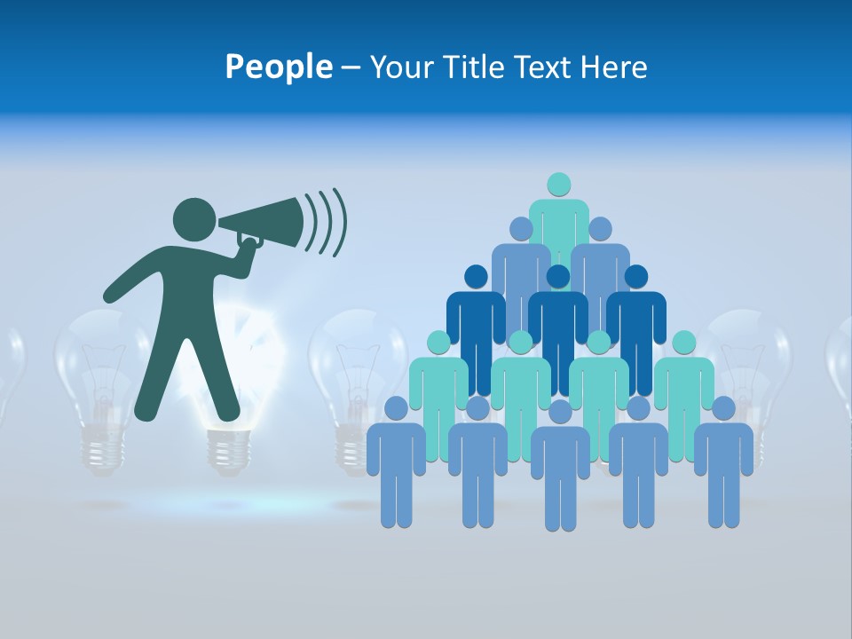 Filament Shine Illustration PowerPoint Template