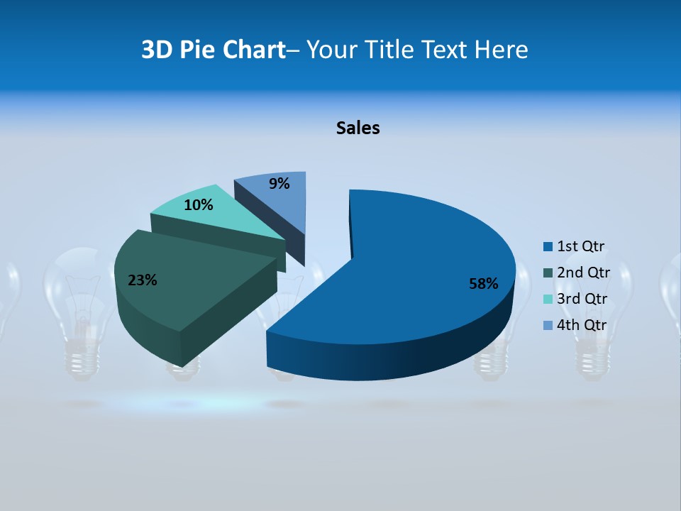 Filament Shine Illustration PowerPoint Template