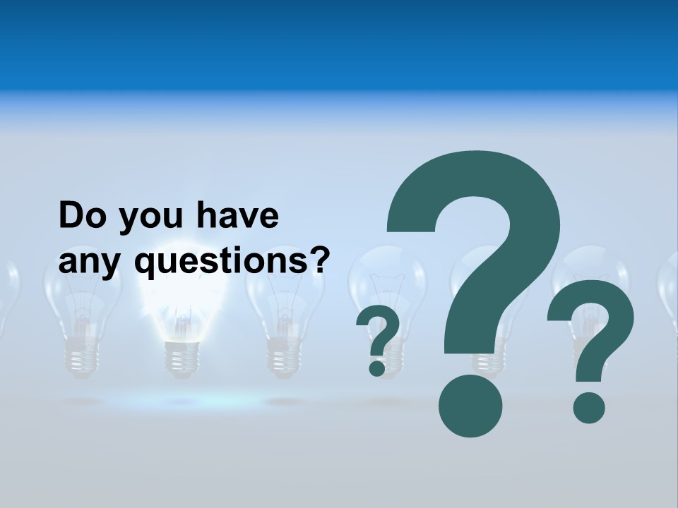 Filament Shine Illustration PowerPoint Template