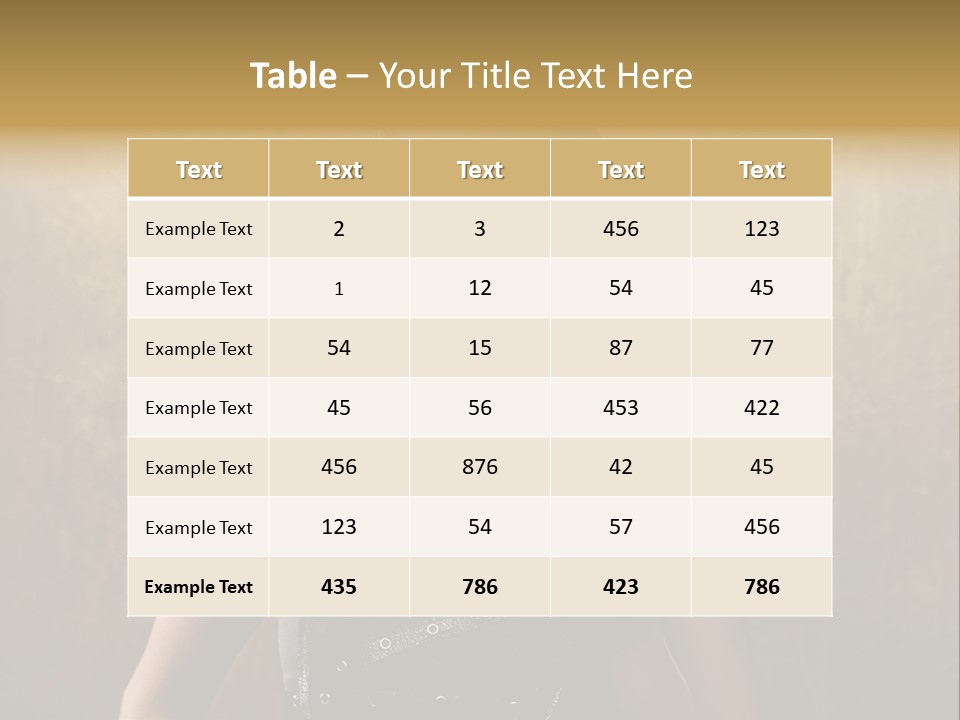 Close Up Young Pretty PowerPoint Template