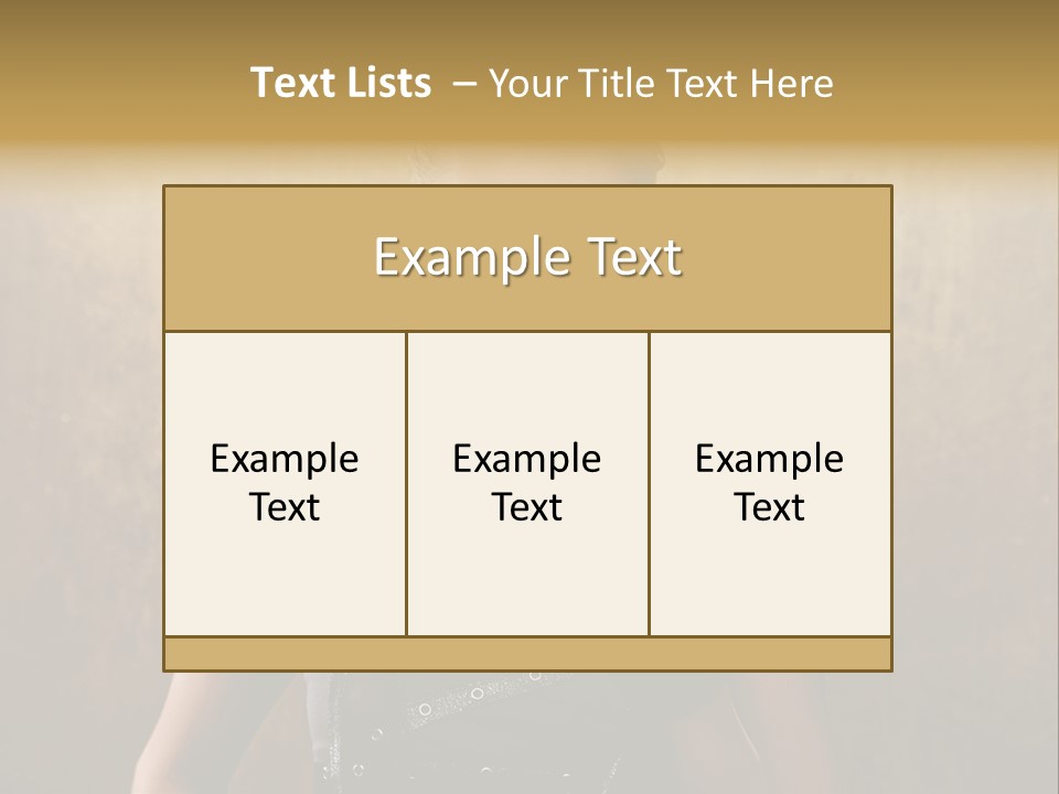 Close Up Young Pretty PowerPoint Template