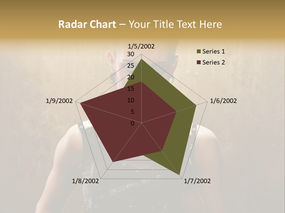 Close Up Young Pretty PowerPoint Template