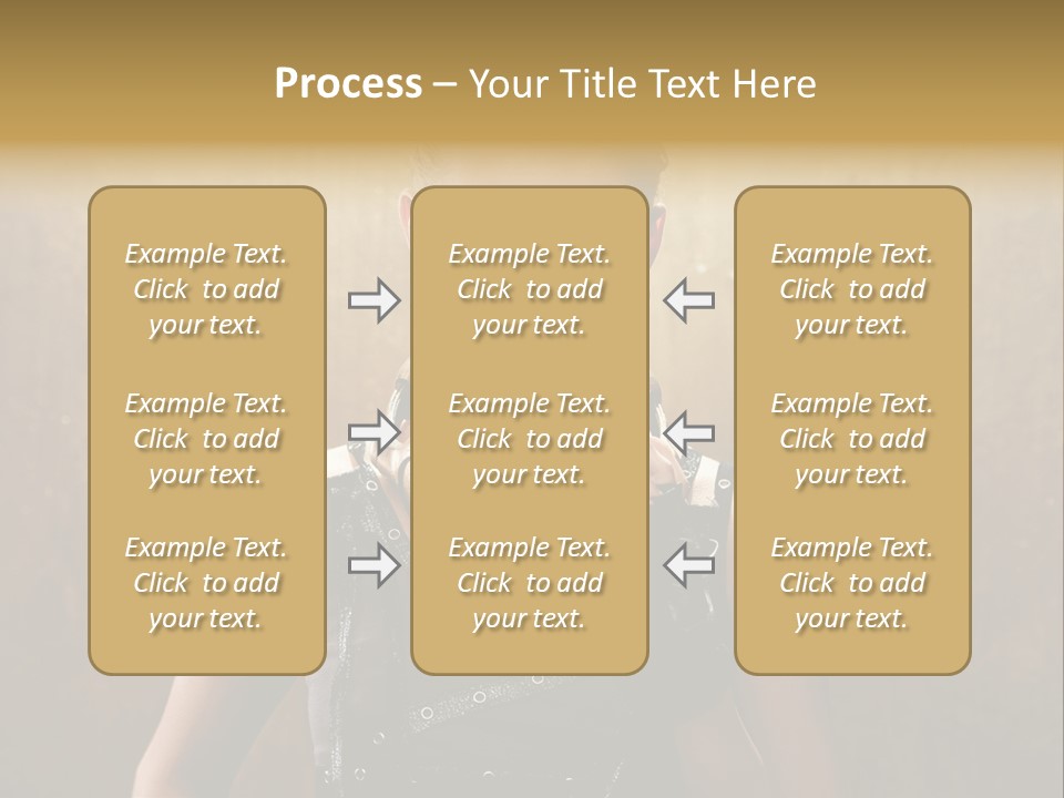 Close Up Young Pretty PowerPoint Template