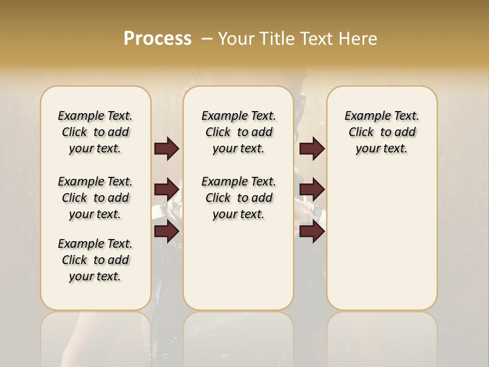 Close Up Young Pretty PowerPoint Template
