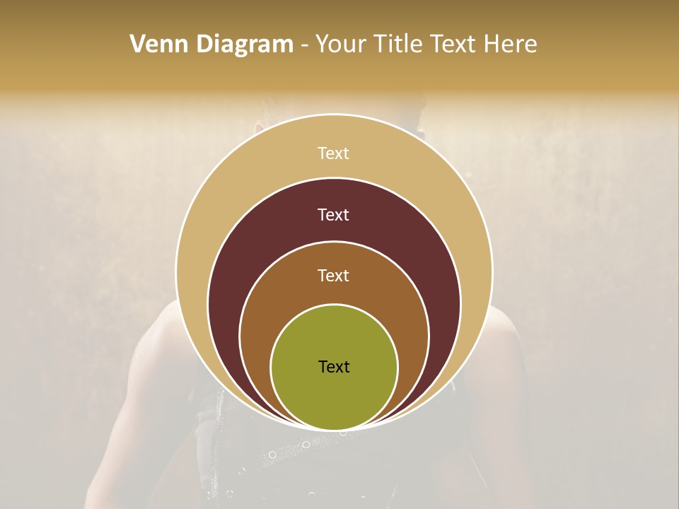 Close Up Young Pretty PowerPoint Template