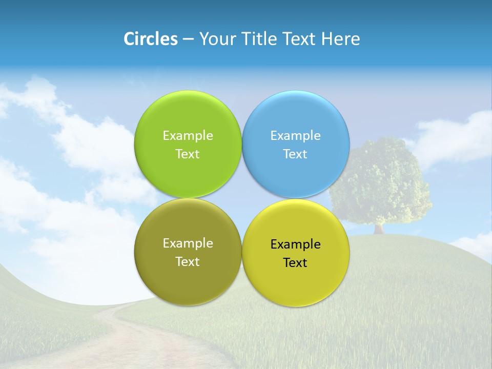 Rural Scenic Beautiful PowerPoint Template