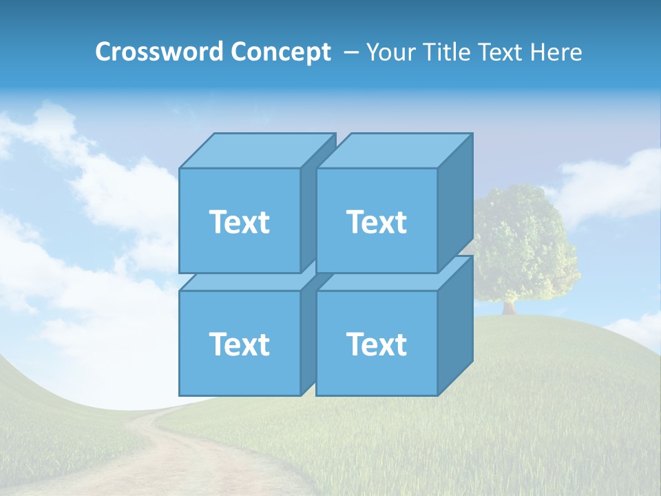 Rural Scenic Beautiful PowerPoint Template