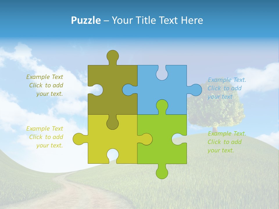 Rural Scenic Beautiful PowerPoint Template