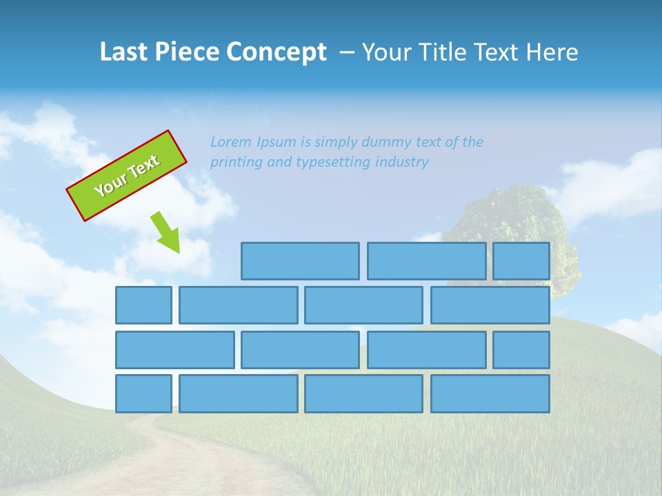 Rural Scenic Beautiful PowerPoint Template