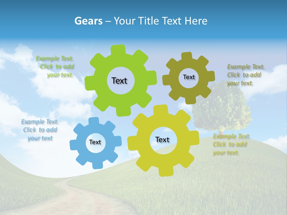 Rural Scenic Beautiful PowerPoint Template