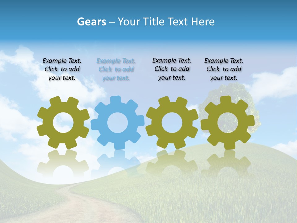 Rural Scenic Beautiful PowerPoint Template