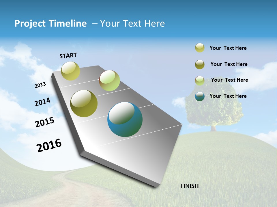 Rural Scenic Beautiful PowerPoint Template