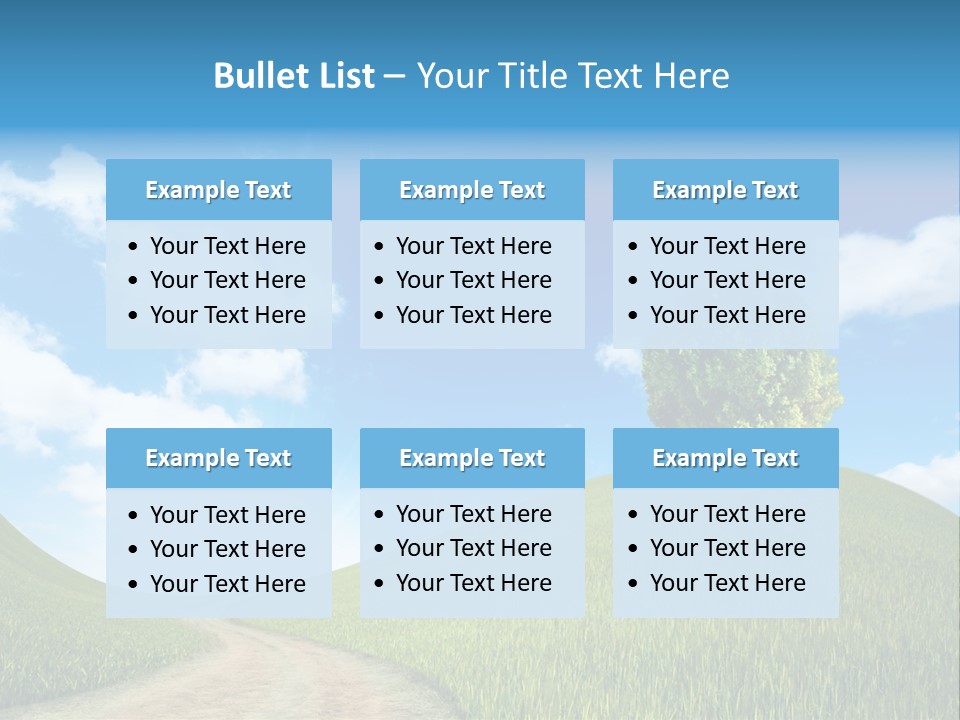 Rural Scenic Beautiful PowerPoint Template