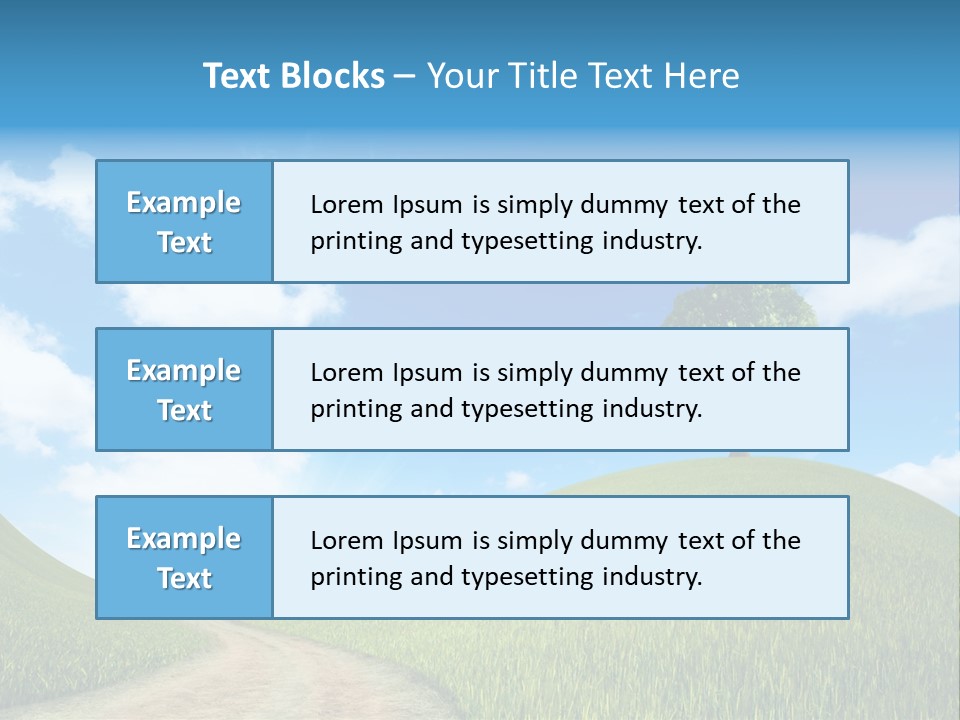 Rural Scenic Beautiful PowerPoint Template