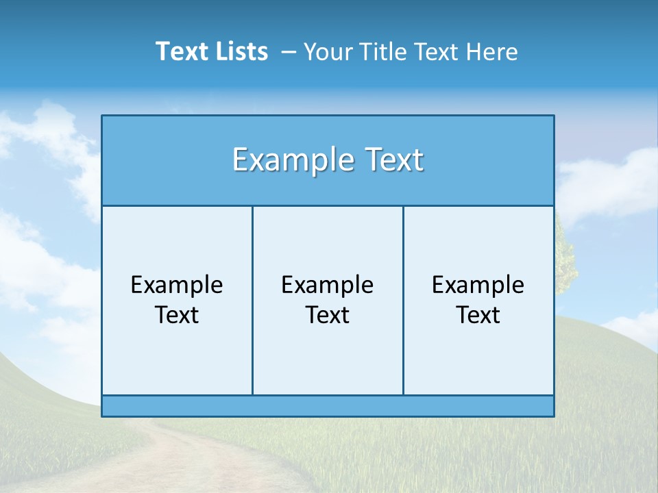 Rural Scenic Beautiful PowerPoint Template
