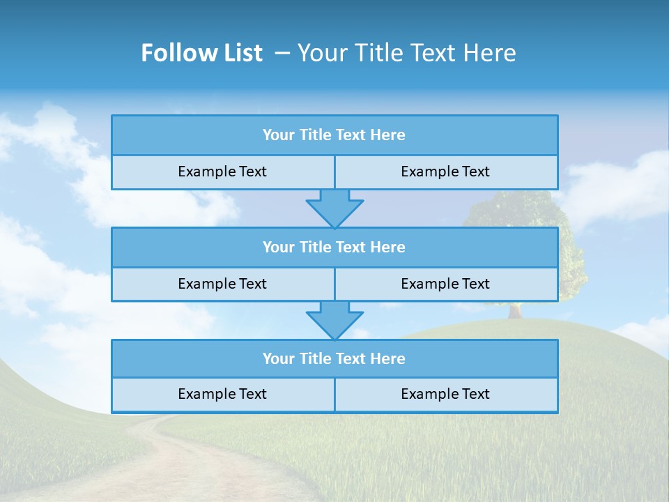 Rural Scenic Beautiful PowerPoint Template