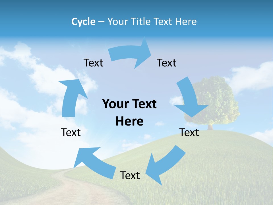Rural Scenic Beautiful PowerPoint Template