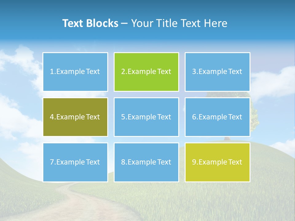 Rural Scenic Beautiful PowerPoint Template