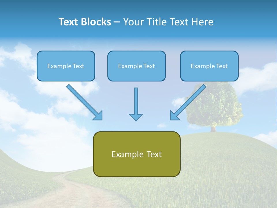 Rural Scenic Beautiful PowerPoint Template