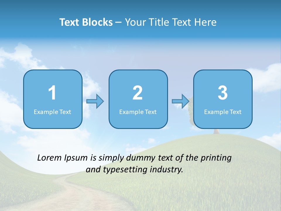 Rural Scenic Beautiful PowerPoint Template