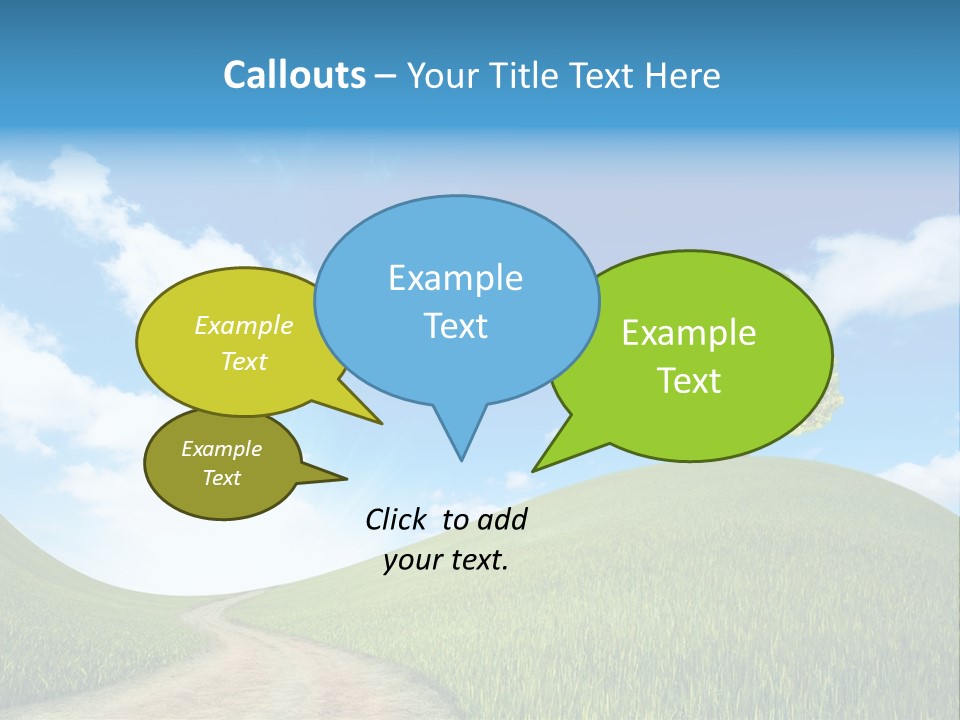 Rural Scenic Beautiful PowerPoint Template