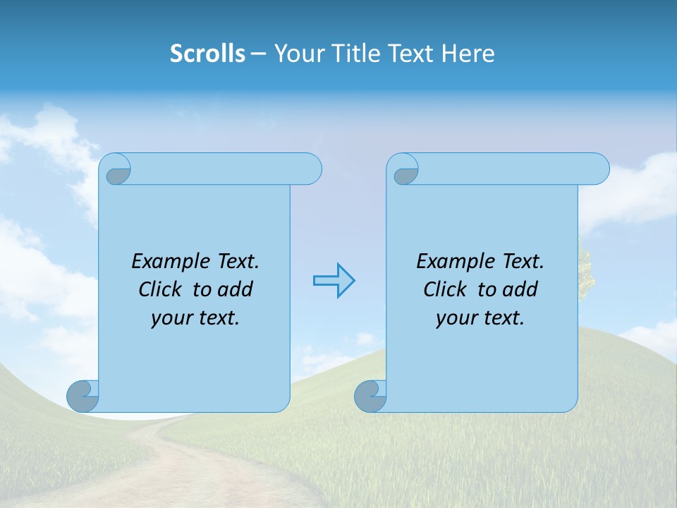 Rural Scenic Beautiful PowerPoint Template
