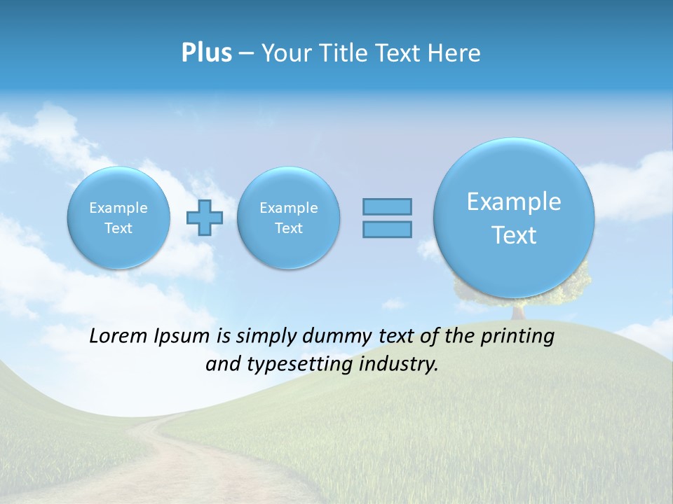 Rural Scenic Beautiful PowerPoint Template