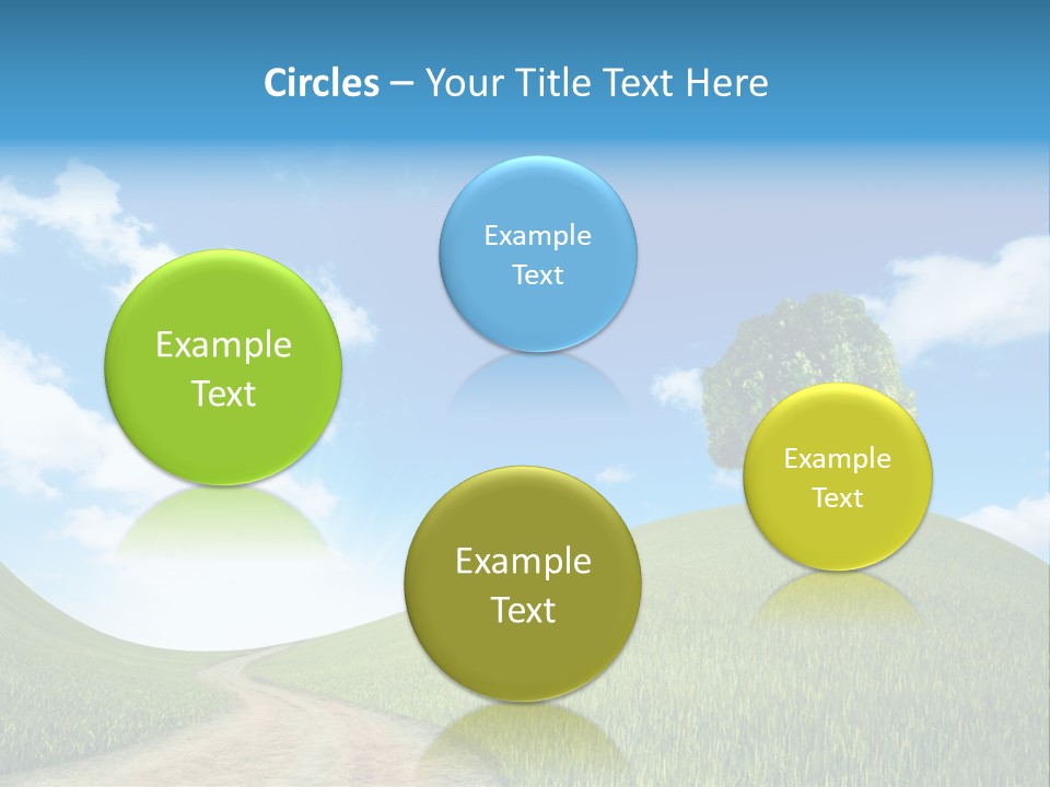 Rural Scenic Beautiful PowerPoint Template