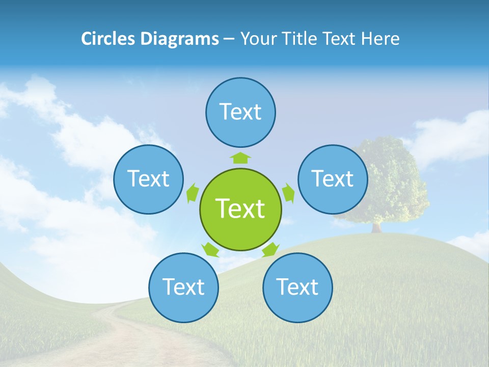 Rural Scenic Beautiful PowerPoint Template