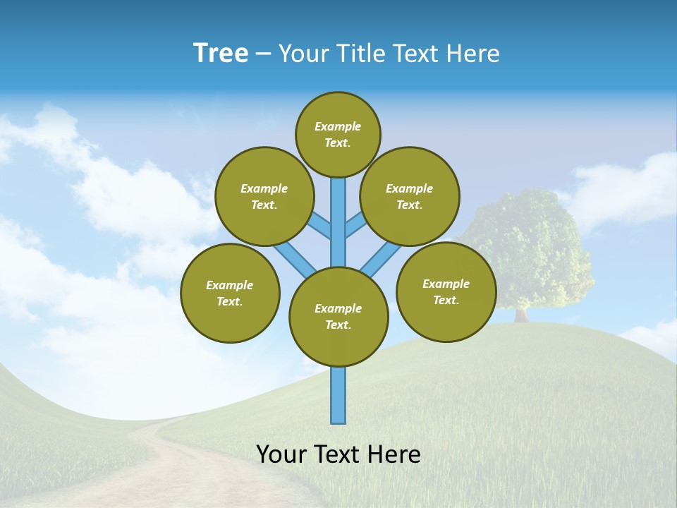 Rural Scenic Beautiful PowerPoint Template