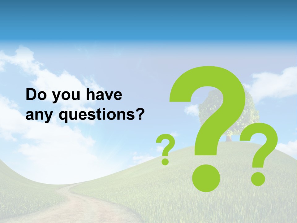 Rural Scenic Beautiful PowerPoint Template