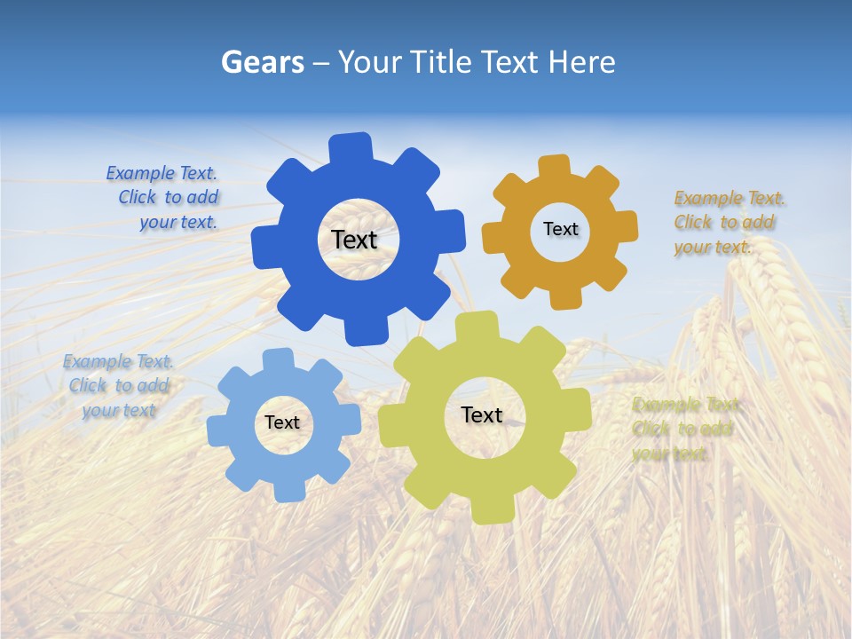 Scene Healthy Land PowerPoint Template