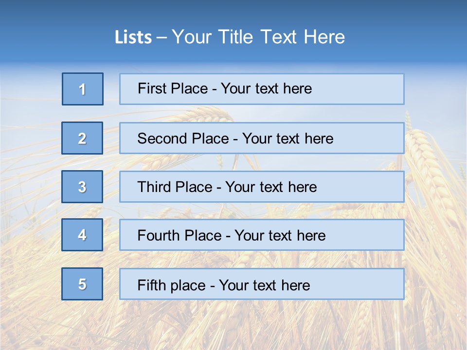 Scene Healthy Land PowerPoint Template
